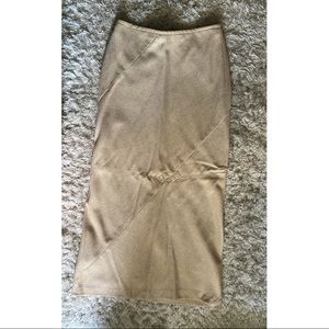 LOFT Long Wool Skirt